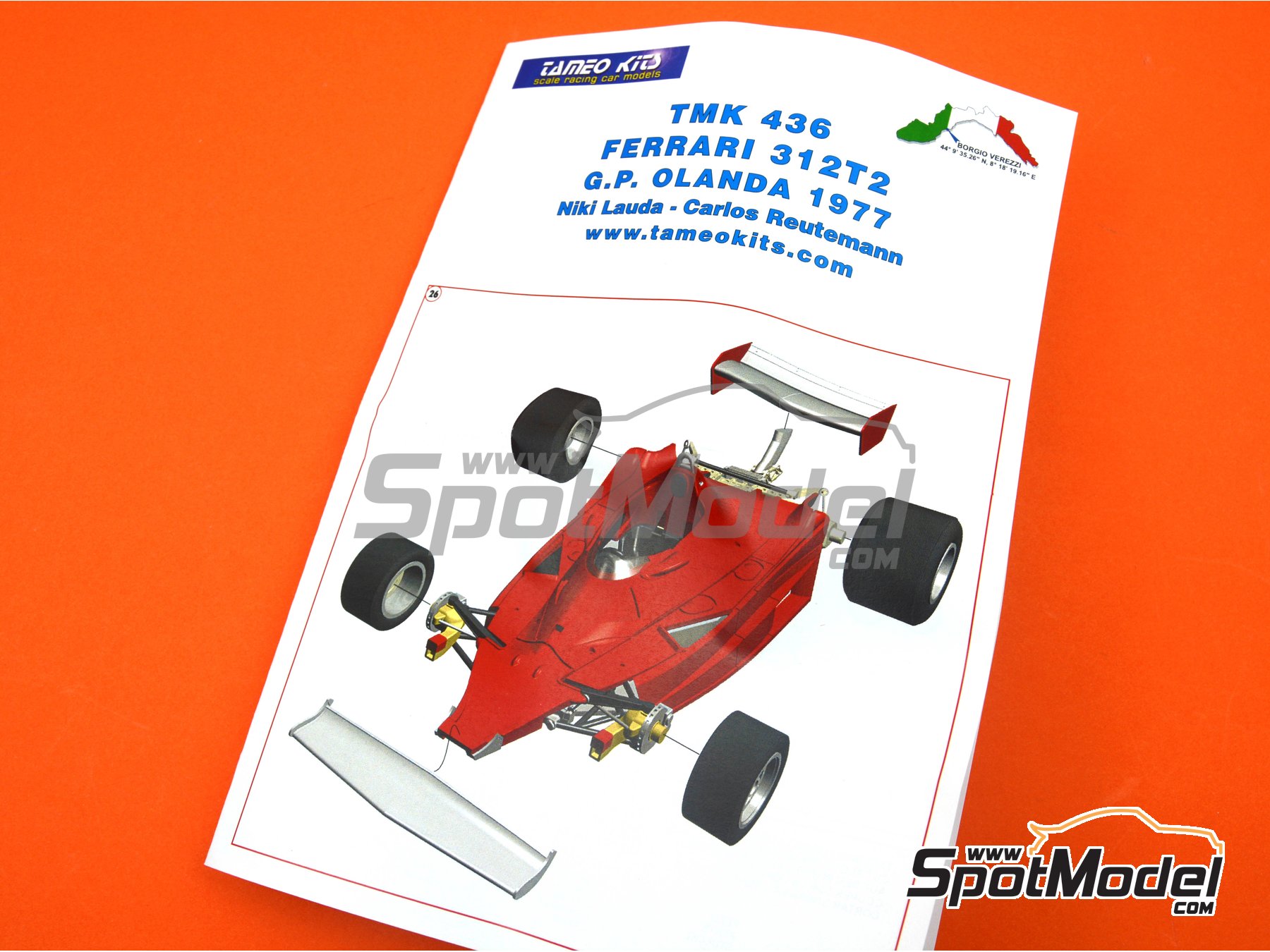 Tameo Kits 1⁄43 Ferrari TMK 0 Formula FERRARI TAMEO scale Kit THE
